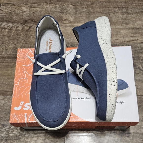 New J SPORT memory foam slip on sneaker women's 8.5 - Picture 3 of 12